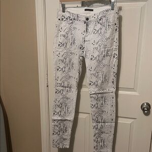 7 For All Mankind Snake Print Jeans